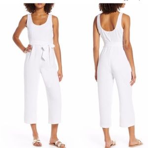BB Dakota white capri romper
